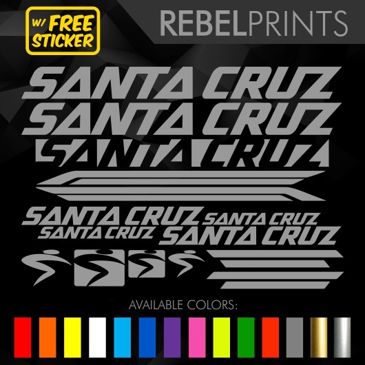 SANTA CRUZ Sticker Decal for Mountain Bike Road Bike Shopee