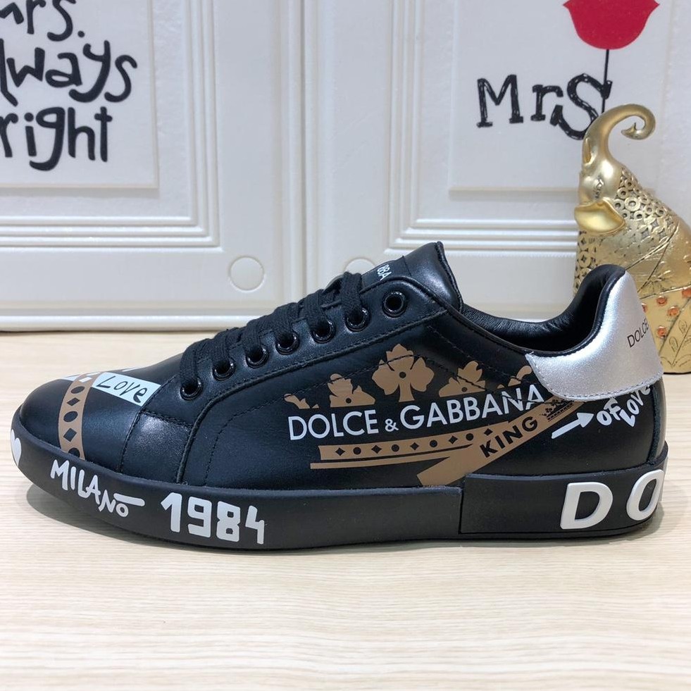 D&g on sale sneakers black