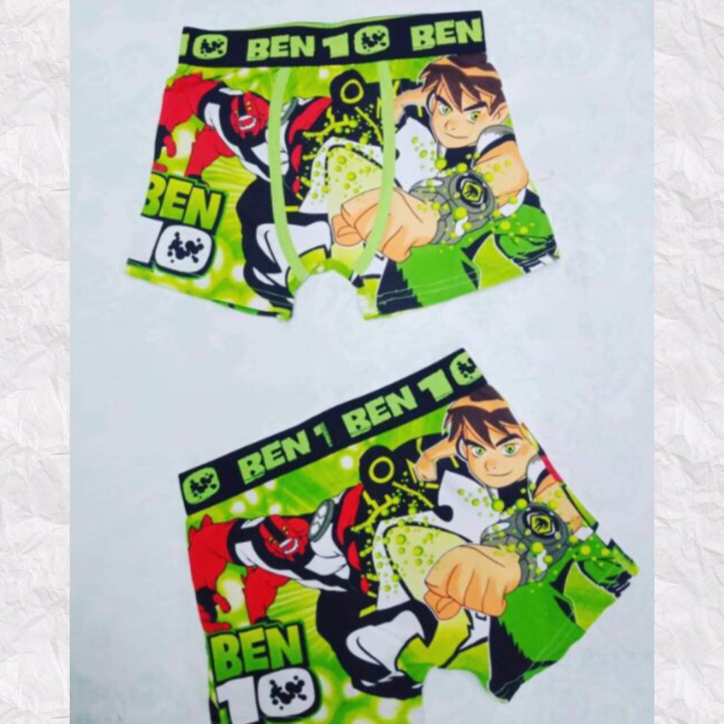BOXER BRIEF BEN10 CHARACTER FOR KIDS BOY