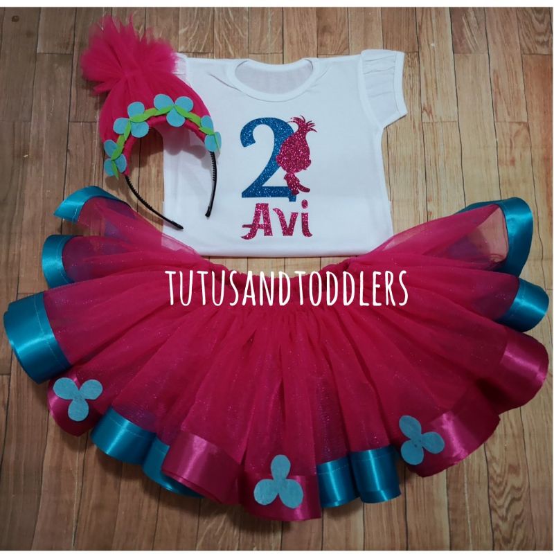 Trolls clearance tutu outfit