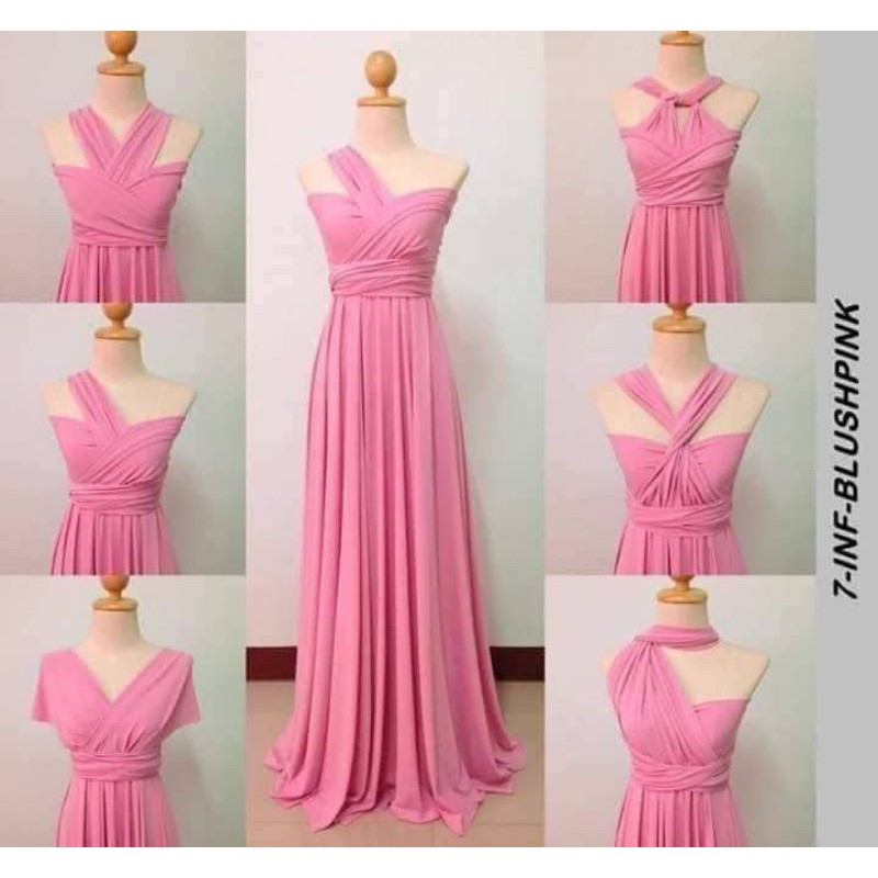 Infinity dress 2025 light pink