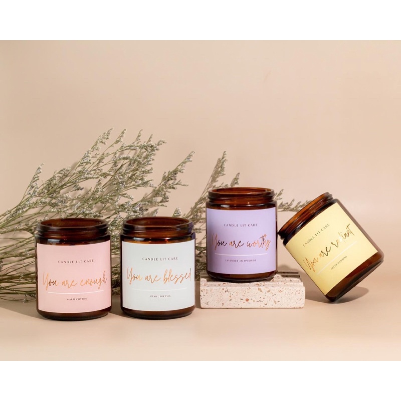 Scented soy clearance candles