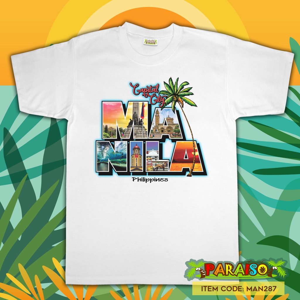 PARAISO Manila 287 Philippine Souvenir Tshirts Shopee Philippines