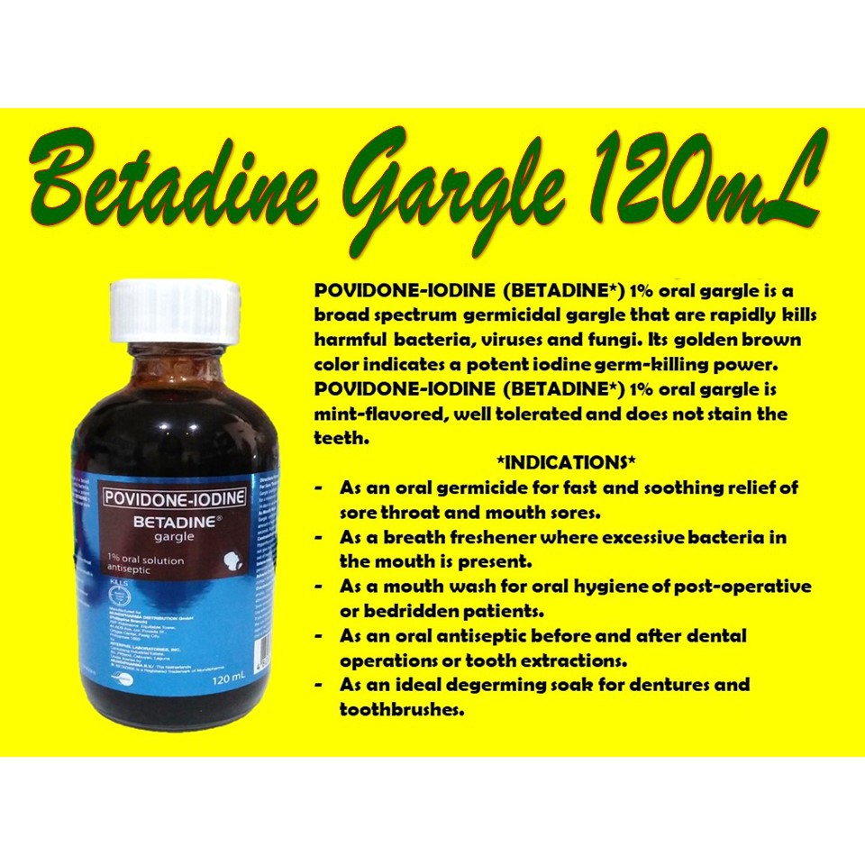 Oral iodine deals