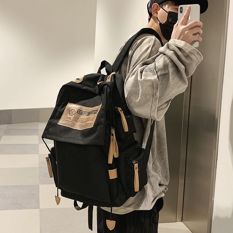 Korean on sale male backpack