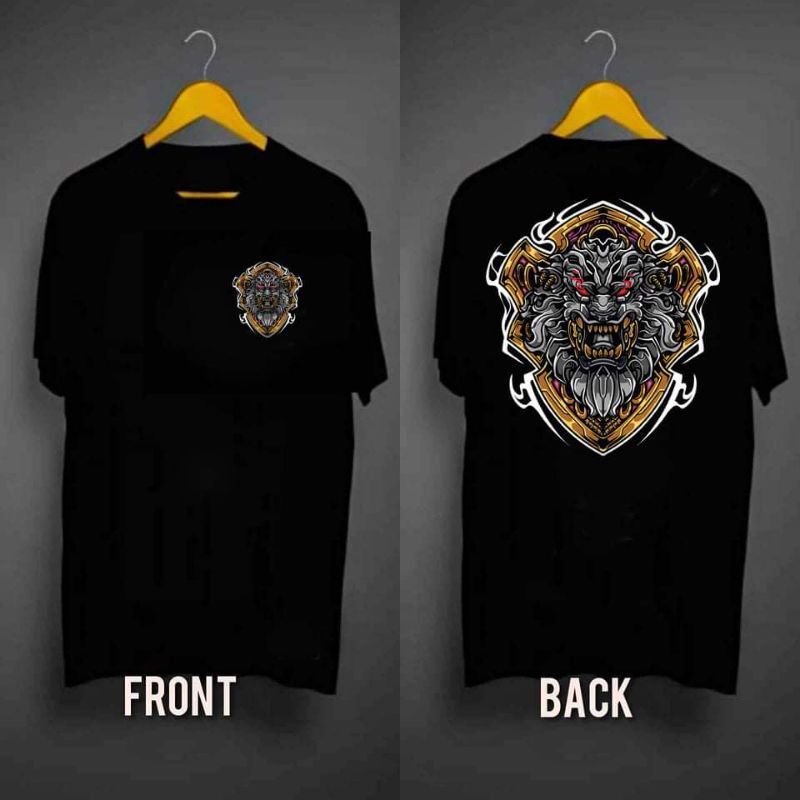 T shirt design front and clearance back