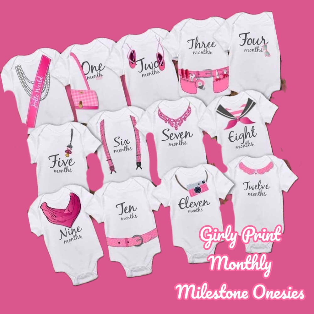 Milestone onesies best sale