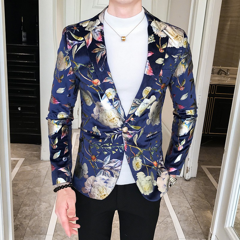 Floral hotsell coat mens