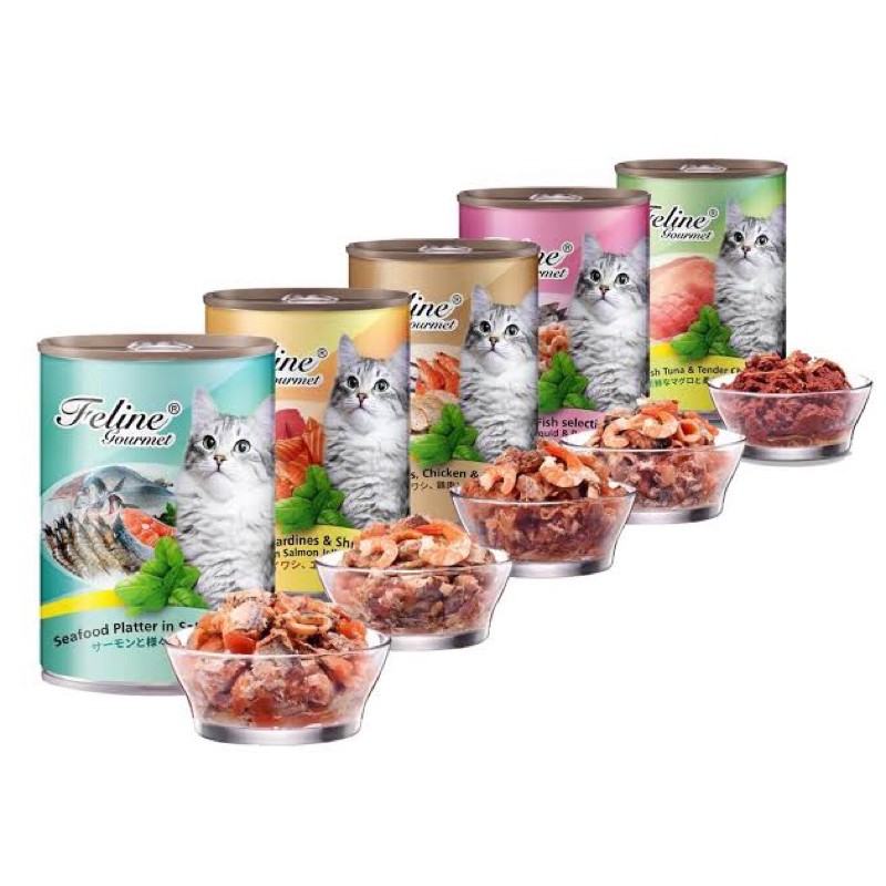 Feline Gourmet cat wet food 400g Shopee Philippines