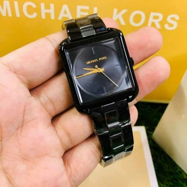 Square face discount michael kors watch