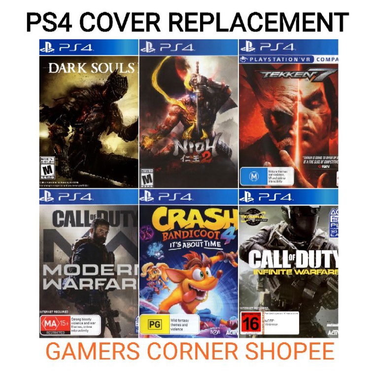 Ps4 game store case cover