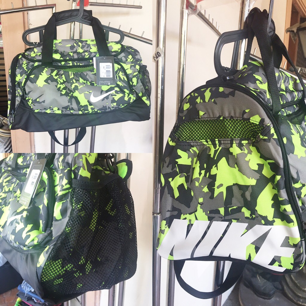 Nike camo gym sales bag