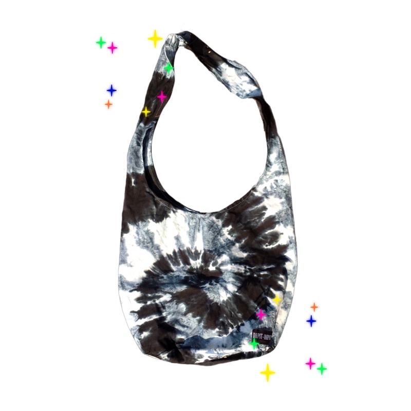 Tie dye store sling bag