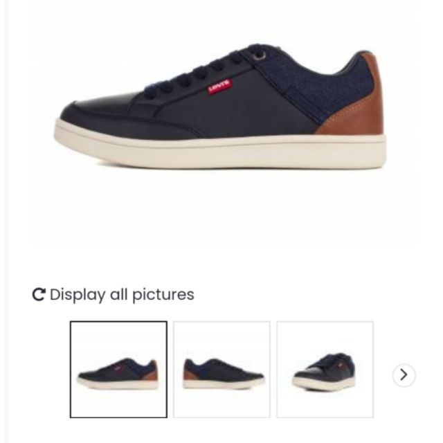 Levis navy cheap blue shoes