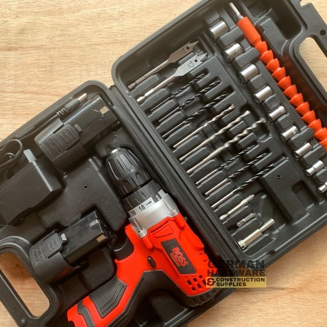 Boss cordless online drill