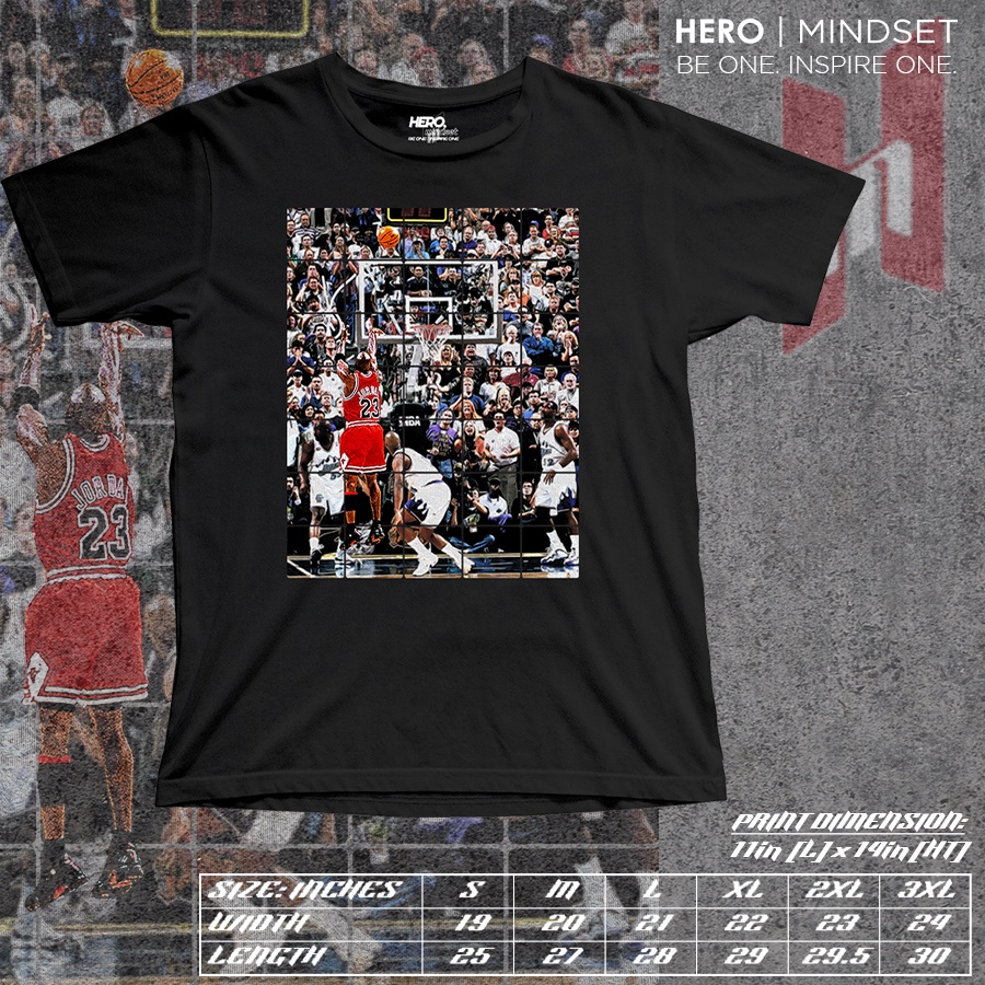 Michael jordan last store shot t shirt