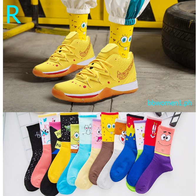 Kyrie socks clearance spongebob