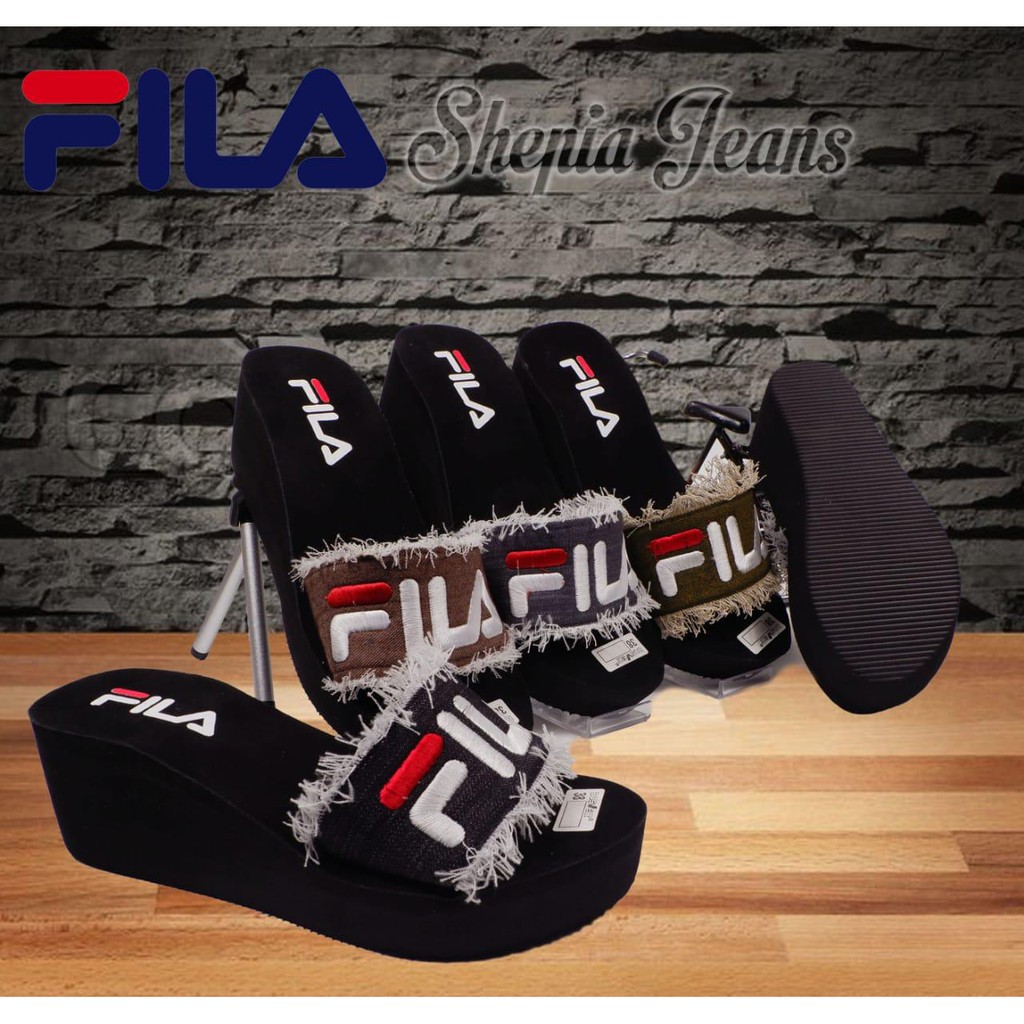 Sandal wedges online fila