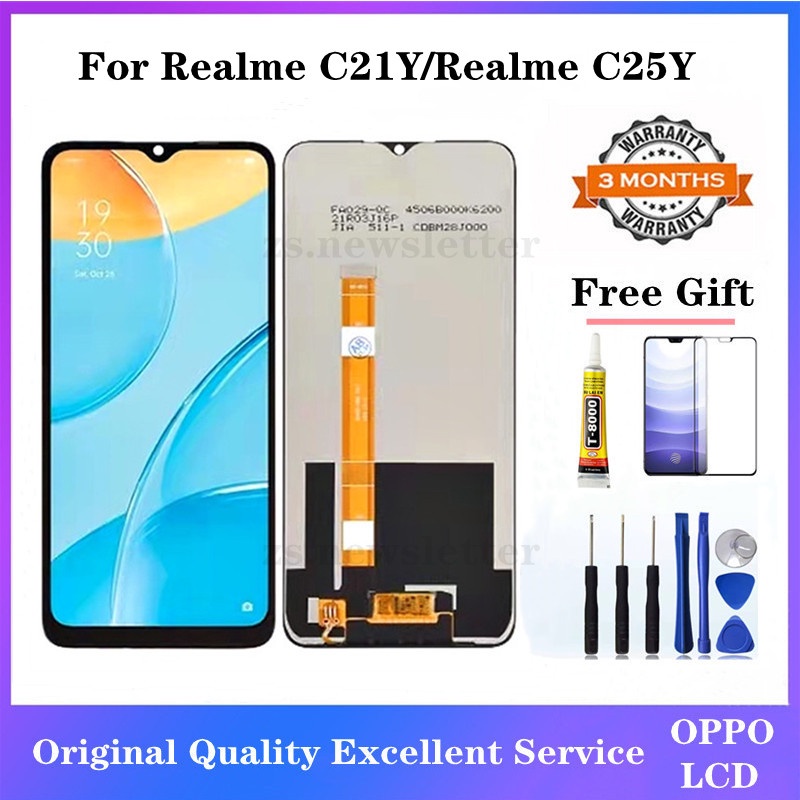 Smartphone LCD for Realme C21Y / C25Y Digital Touch Screen Display