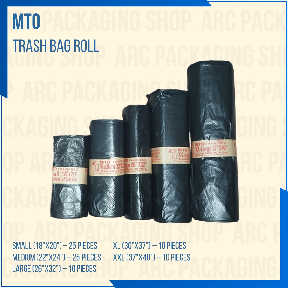 Contractor Trash Bags Black (18