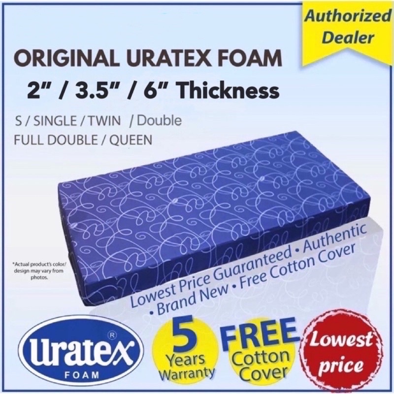 Uratex foam single 2 inches deals price