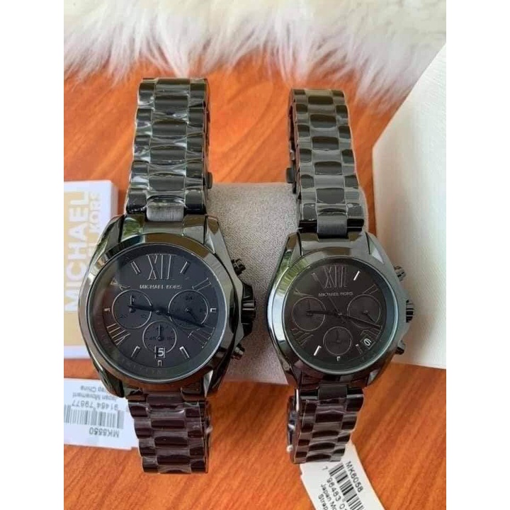 Michael kors discount black bradshaw watch