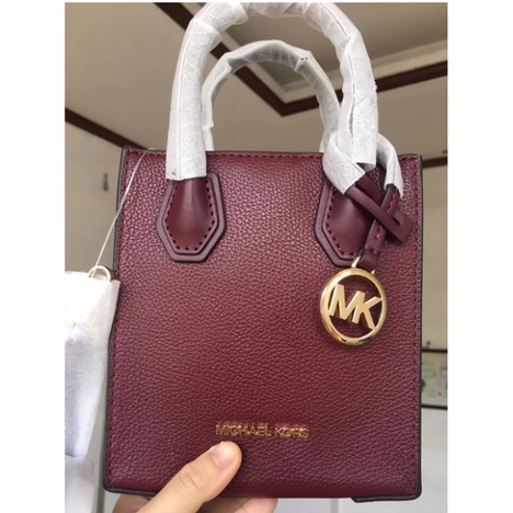 Maroon michael outlet kors bag