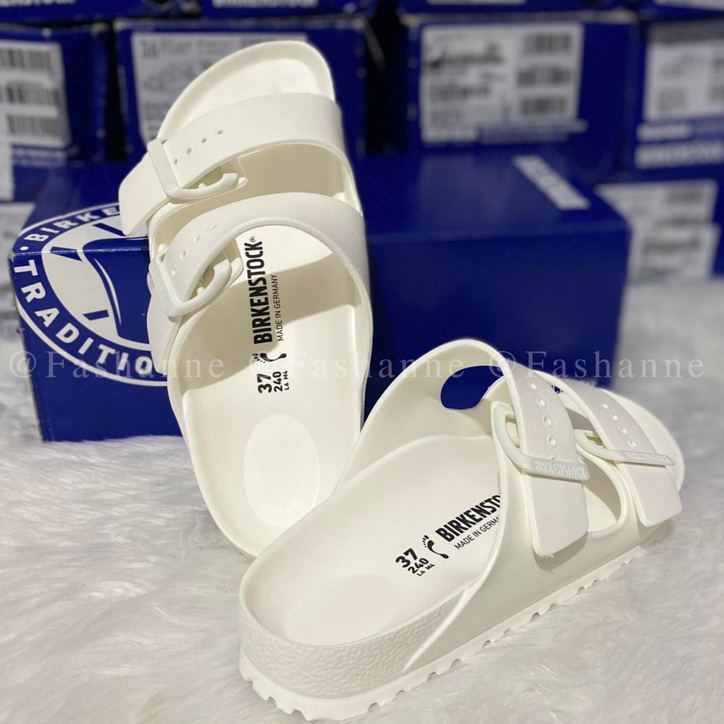 Birkenstock white arizona eva hot sale sandals