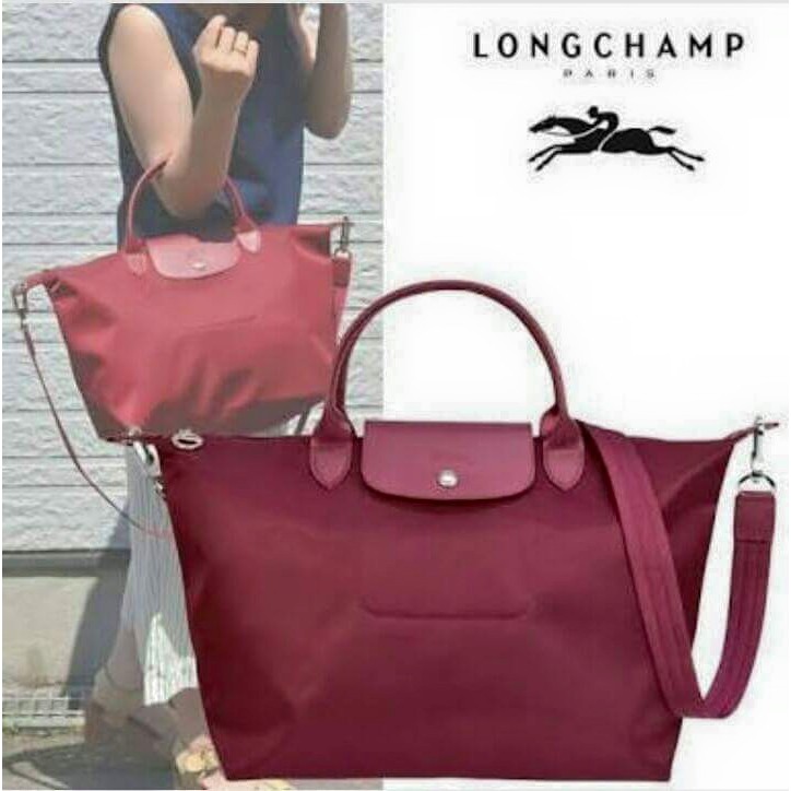 STOCK CLEARANCE LONGCHAMP Small Short Handle (SSH) MAROON