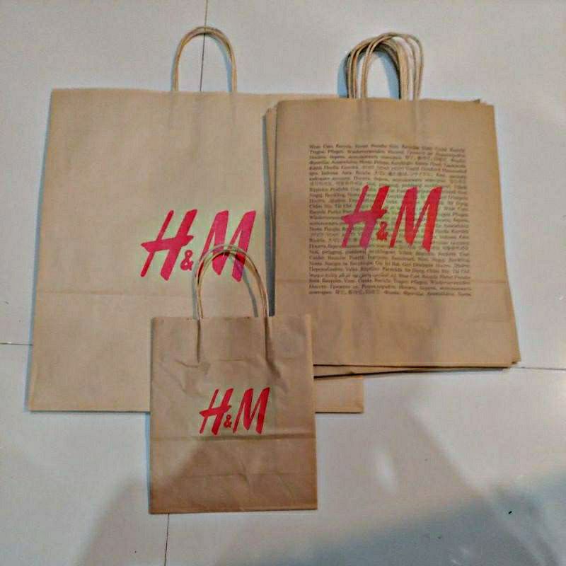 Paper BAG H M UNIQLO P B Additional Shopping BAG Original From