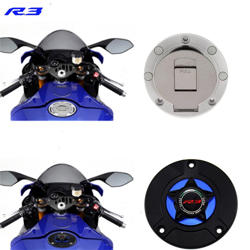 Yamaha r3 online fuel tank