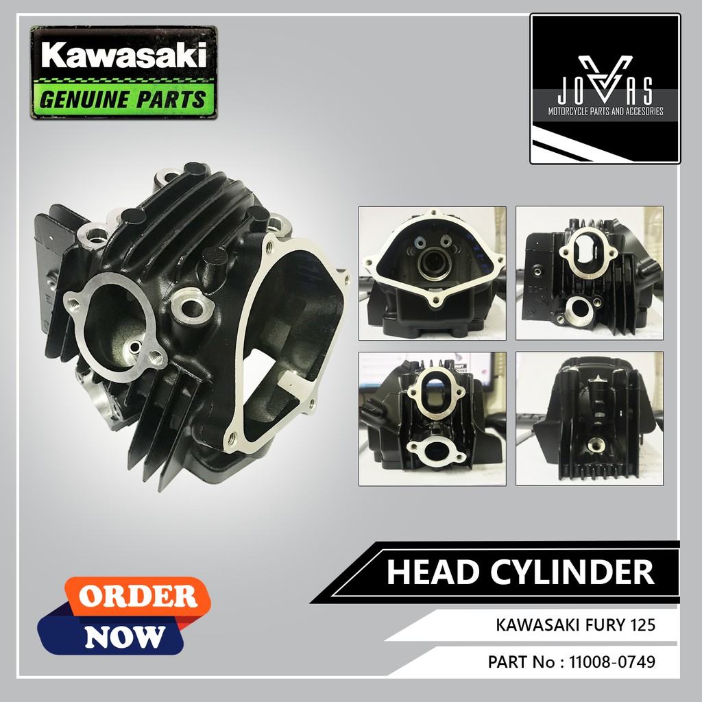 Kawasaki fury deals 125 cylinder head