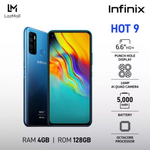 infinix hot 9 4gb 128