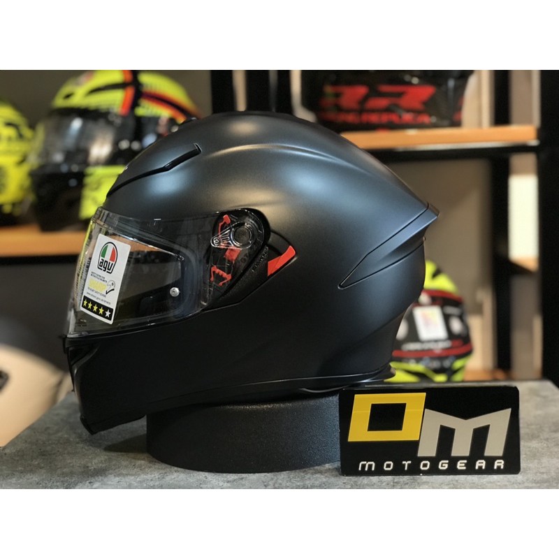 Agv k5 store matte black helmet