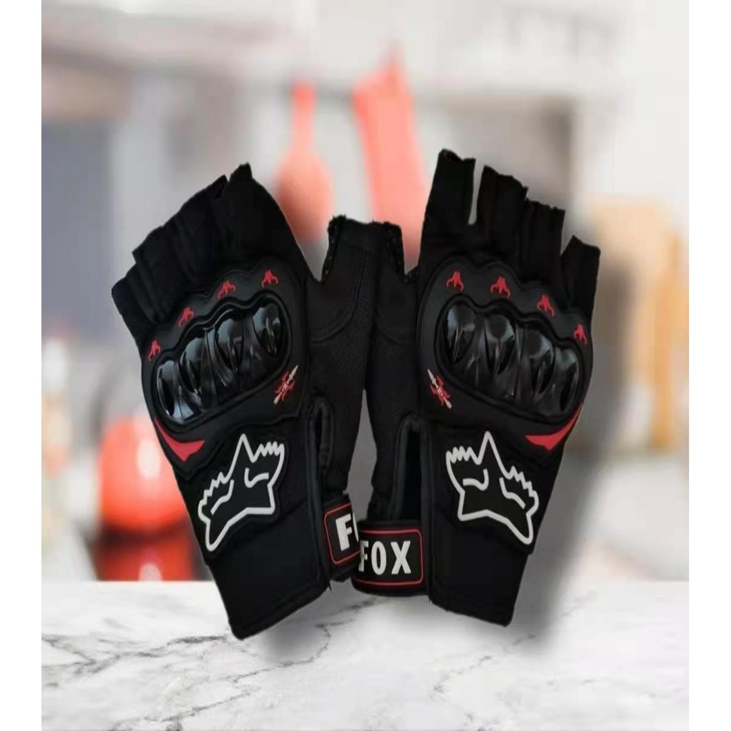 Motorbike best sale gloves fox