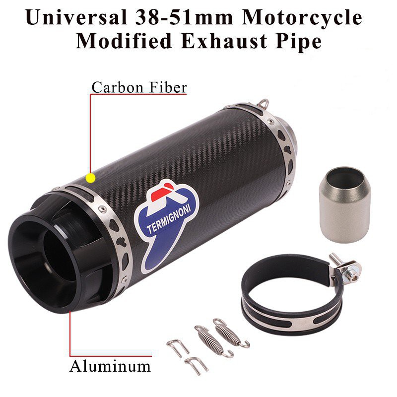 51mm Motorcycle Escape Muffler Modified LeoVince LV-10 Exhaust