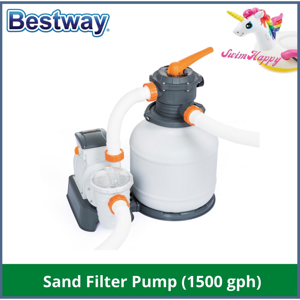 BESTWAY Flowclear Sand Filter Pump 58497; 1500 Gph (Tags: Intex.
