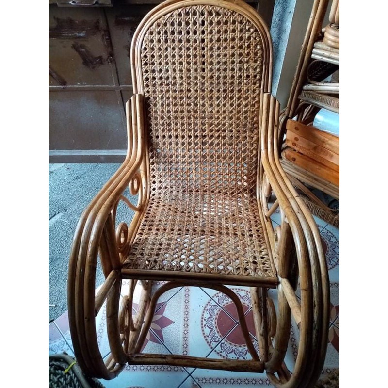 Rattan rocking deals chair for sale