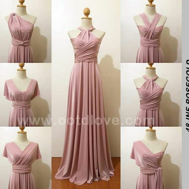 Infinity dress styles old cheap rose