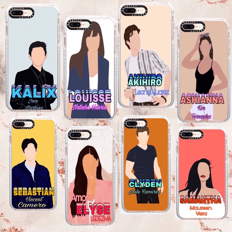 University series top phone case