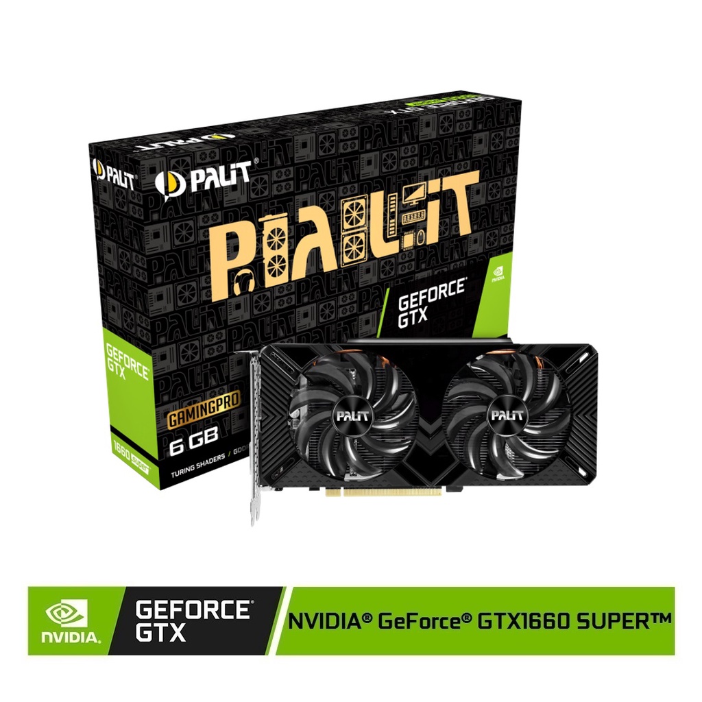 Palit NVIDIA® GeForce® GTX 1660 SUPER Gaming Pro 6GB Graphic Card