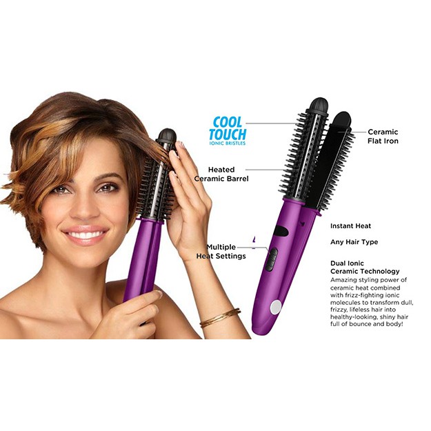 Instyler hot brush and hotsell flat iron