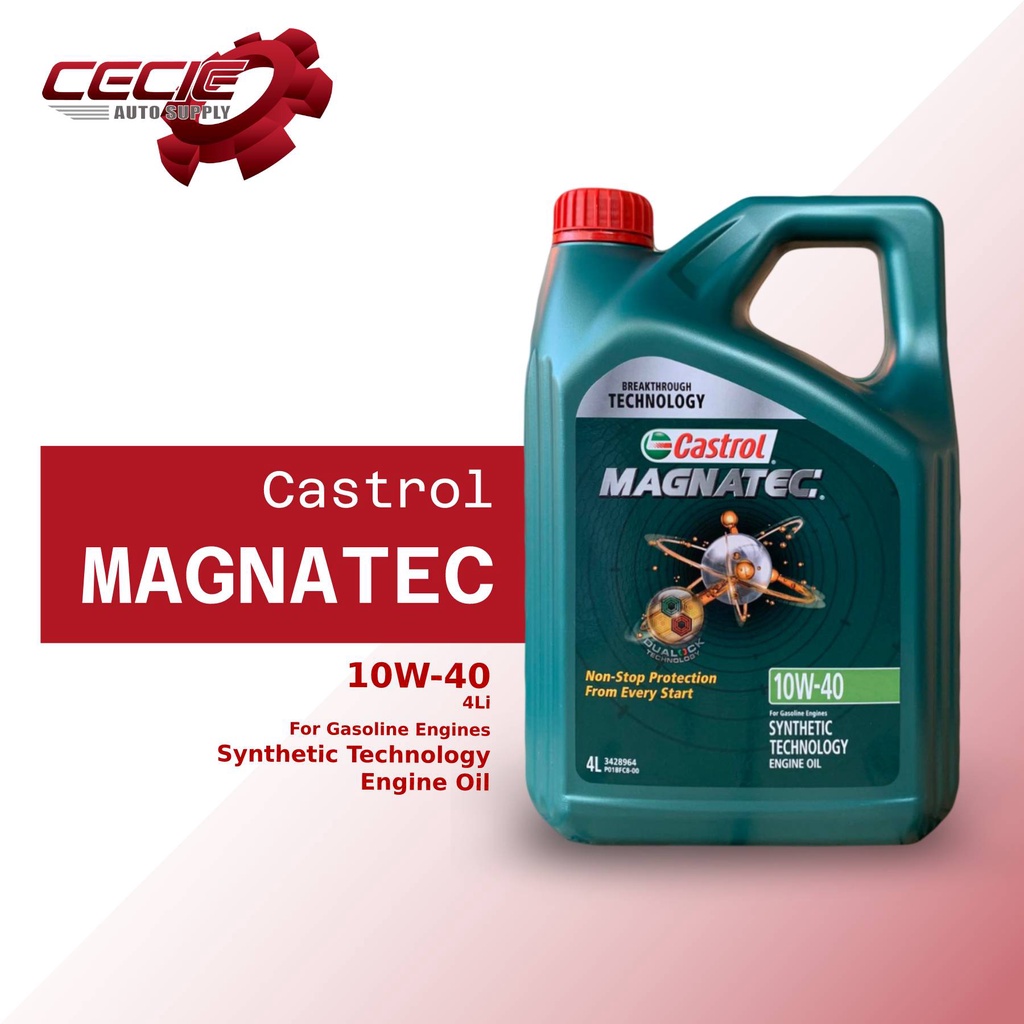 Aceite CASTROL Magnatec 10W40 Semisintético SN/CF 4L - Spare Parts Trade