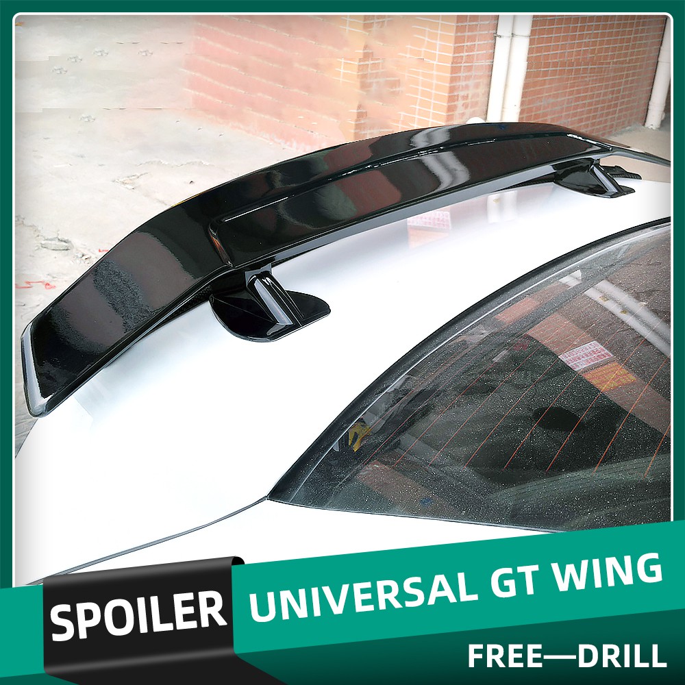 Universal GT Racing Sport Rear Trunk Boot Lid Car Spoiler Ducktail