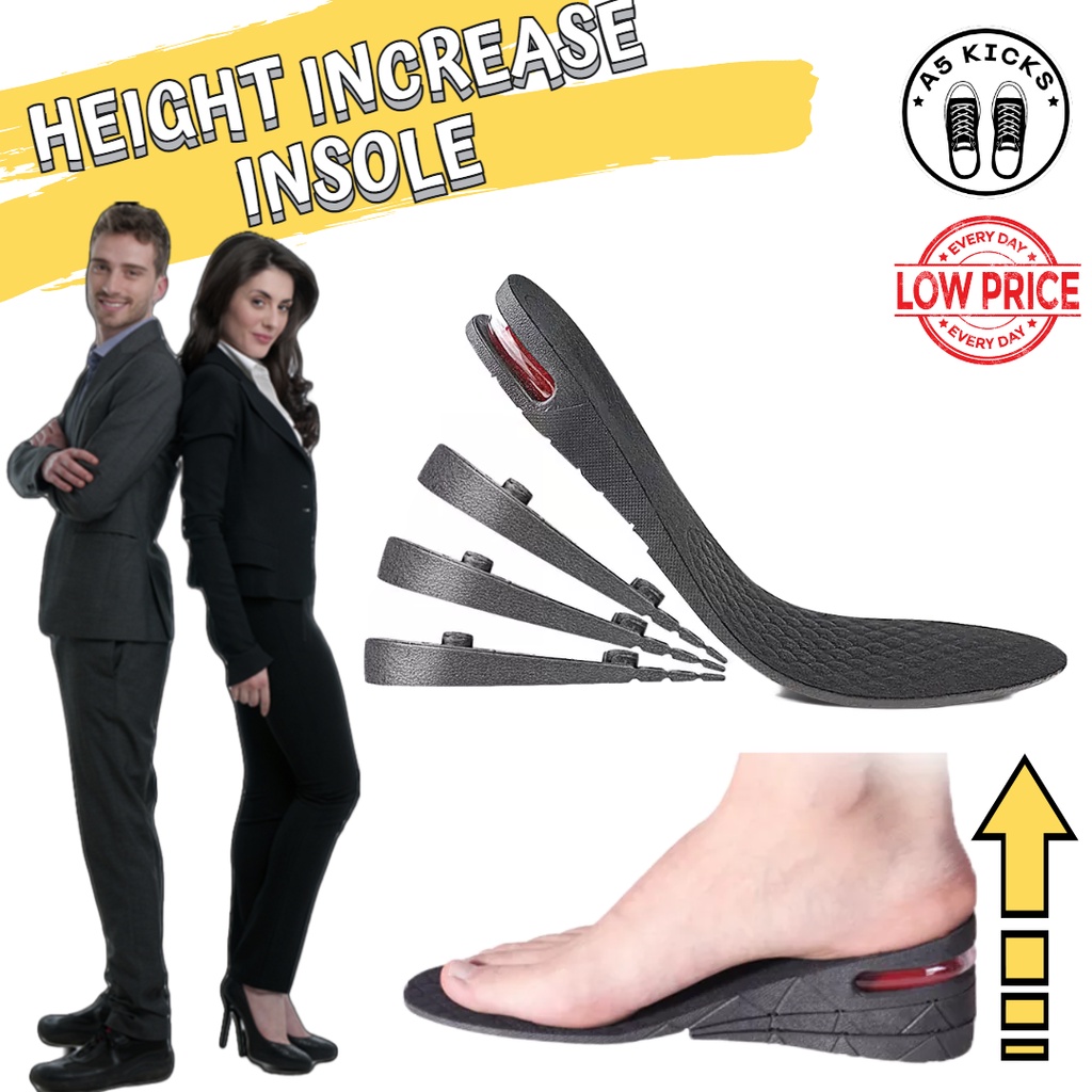 Height increase hot sale shoe insole