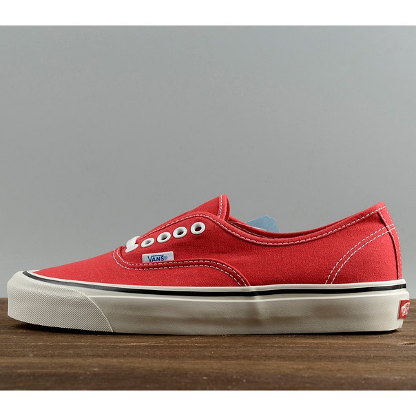 Vans red shop casual shoes