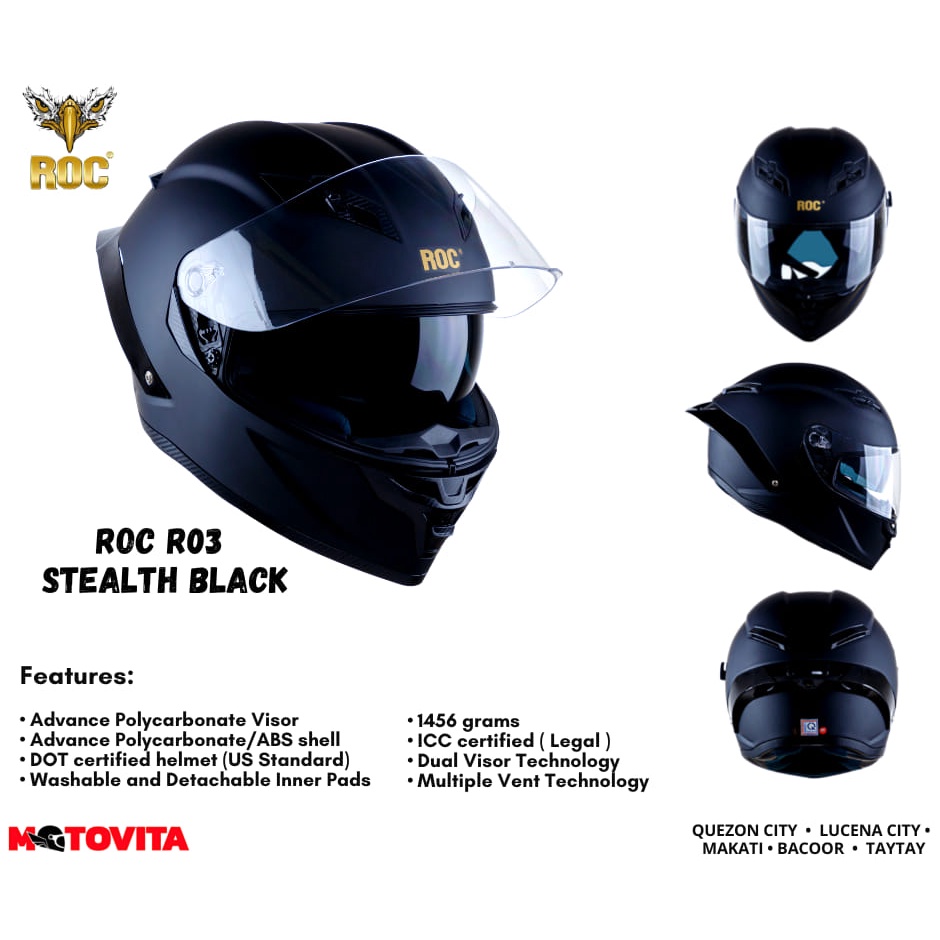 Roc motorcycle helmet hot sale