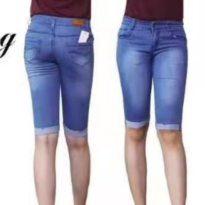 Ladies jeans cheap half pant