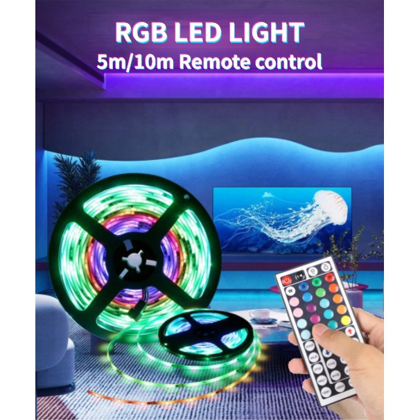 Led strip lights 10 on sale meter with remote