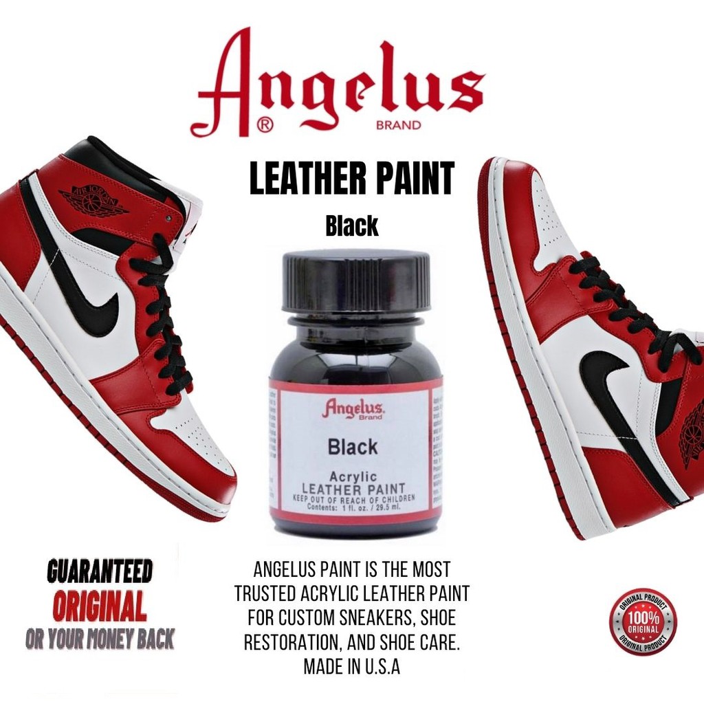 Angelus Leather paint black